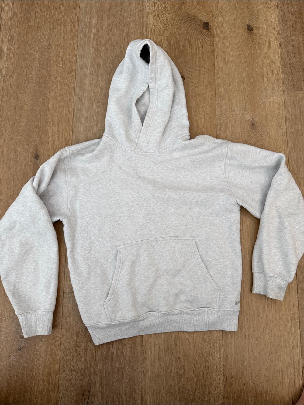 TNA Light Gray Pullover Hoodie Sweatshirt